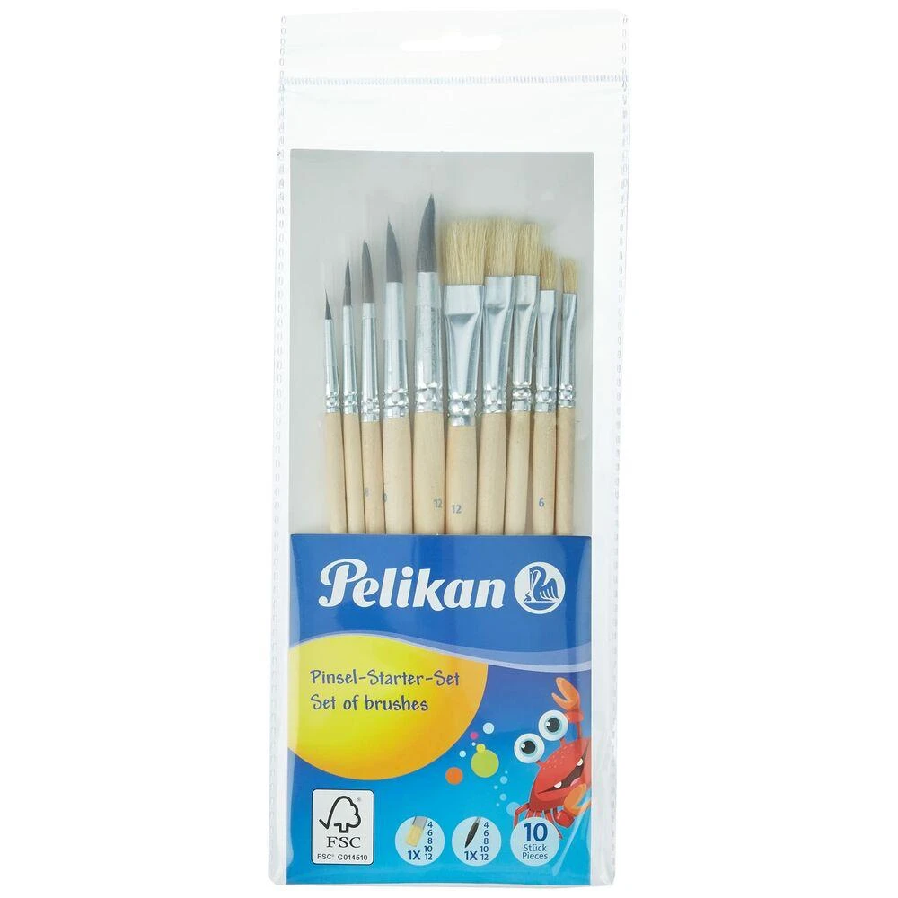 Teptukų rinkinys,10vnt.Pelikan