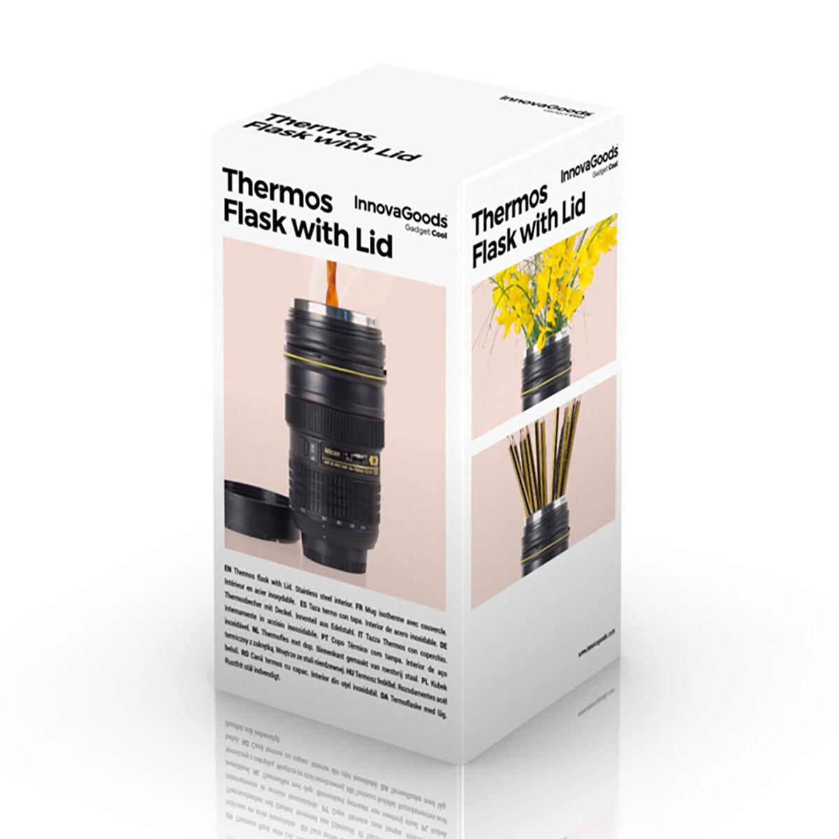 Termo-puodelis su dangteliu InnovaGoods