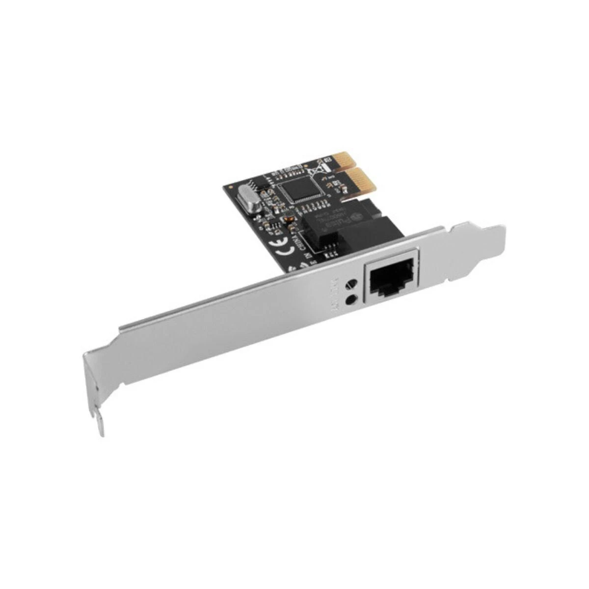LANBERG tinklo plokštė PCI-E PCE-1GB-201 gigabit Ethernet RTL8111C mikroschemų rinkinys žemo profilio