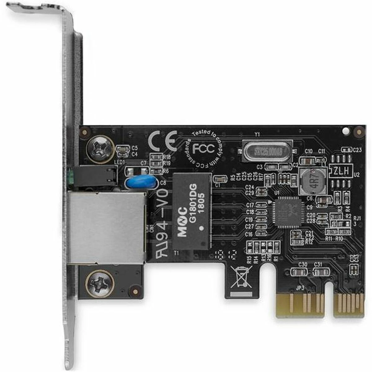 „StarTech ST1000SPEX2L“ 1 prievado PCI Express PCIe gigabito tinklo plokštė
