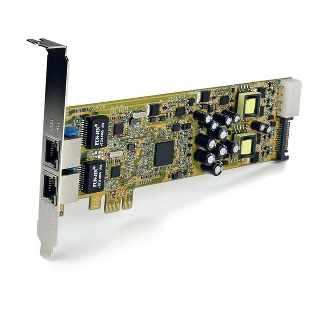 „StarTech.com“ dviejų prievadų PCI Express gigabito tinklo plokštė