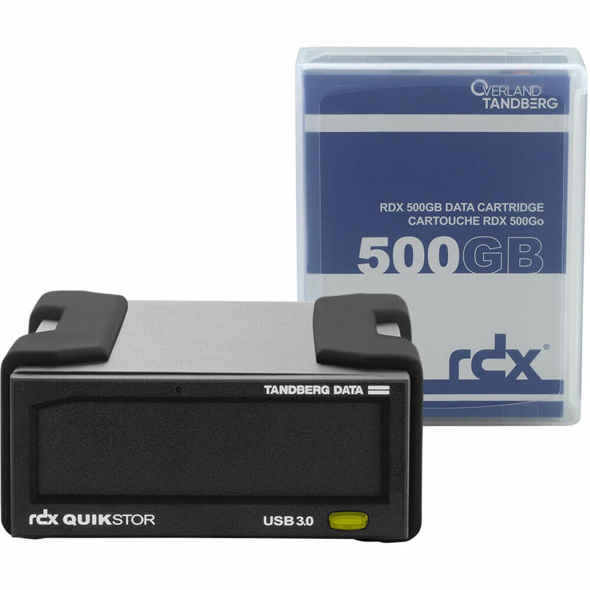 Serveris Overland-Tandberg RDX išorinio disko rinkinys su 500 GB HDD, USB3+
