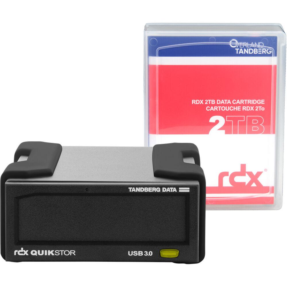 Kietasis diskas Tandberg RDX išorinis rinkinys 2 TB kasetė USB3+ – 2 000 GB – 3,5 colio