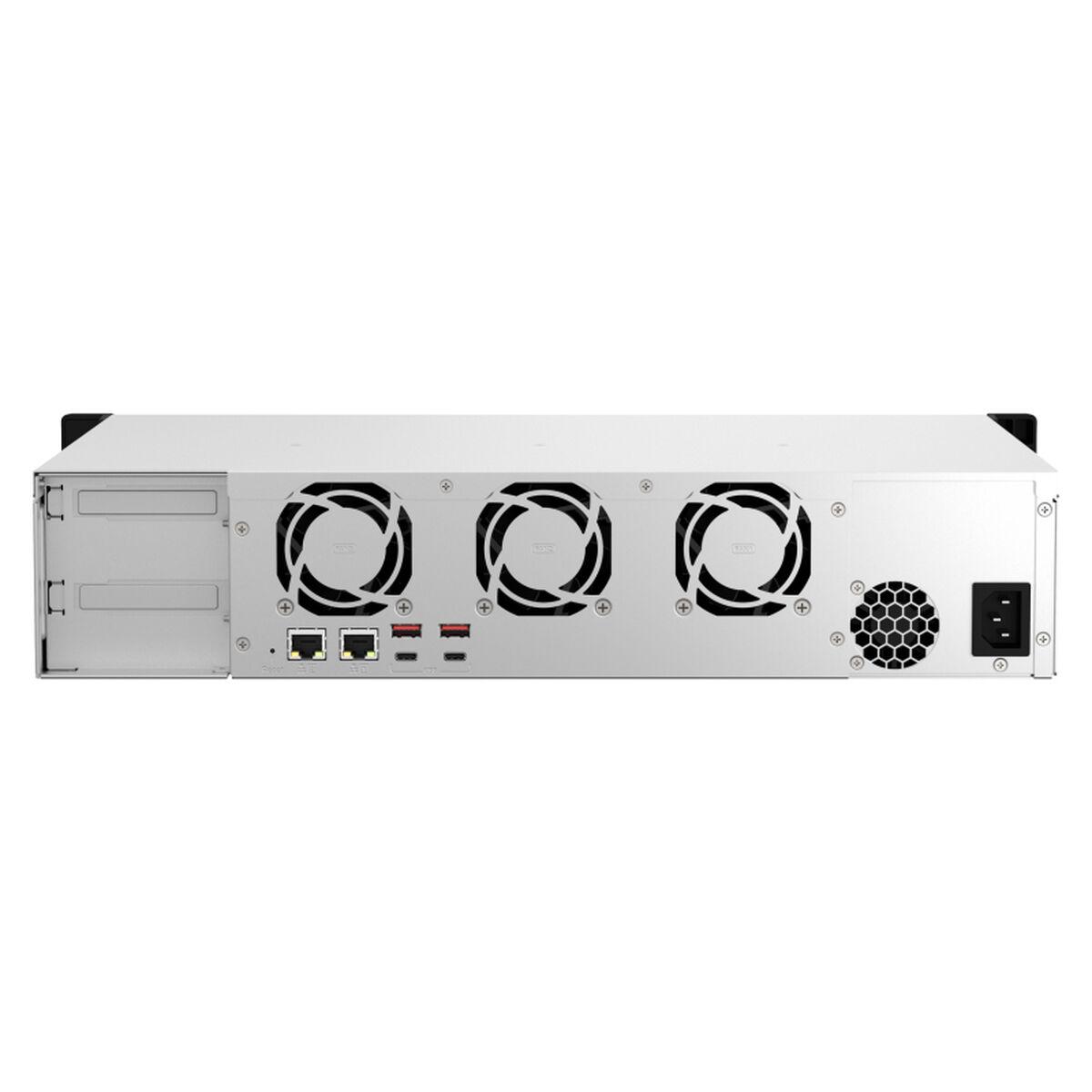 QNAP TS-873AEU-4G NAS/saugojimo serveris Rack (2U) Ryzen Embedded V1500B 4 GB DDR4 0 TB QuTS hero Juodas