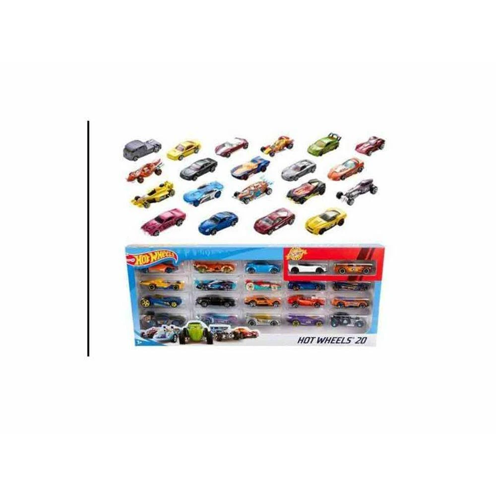 Mattel Dvidešimties „Hot Wheels“ automodelių rinkinys