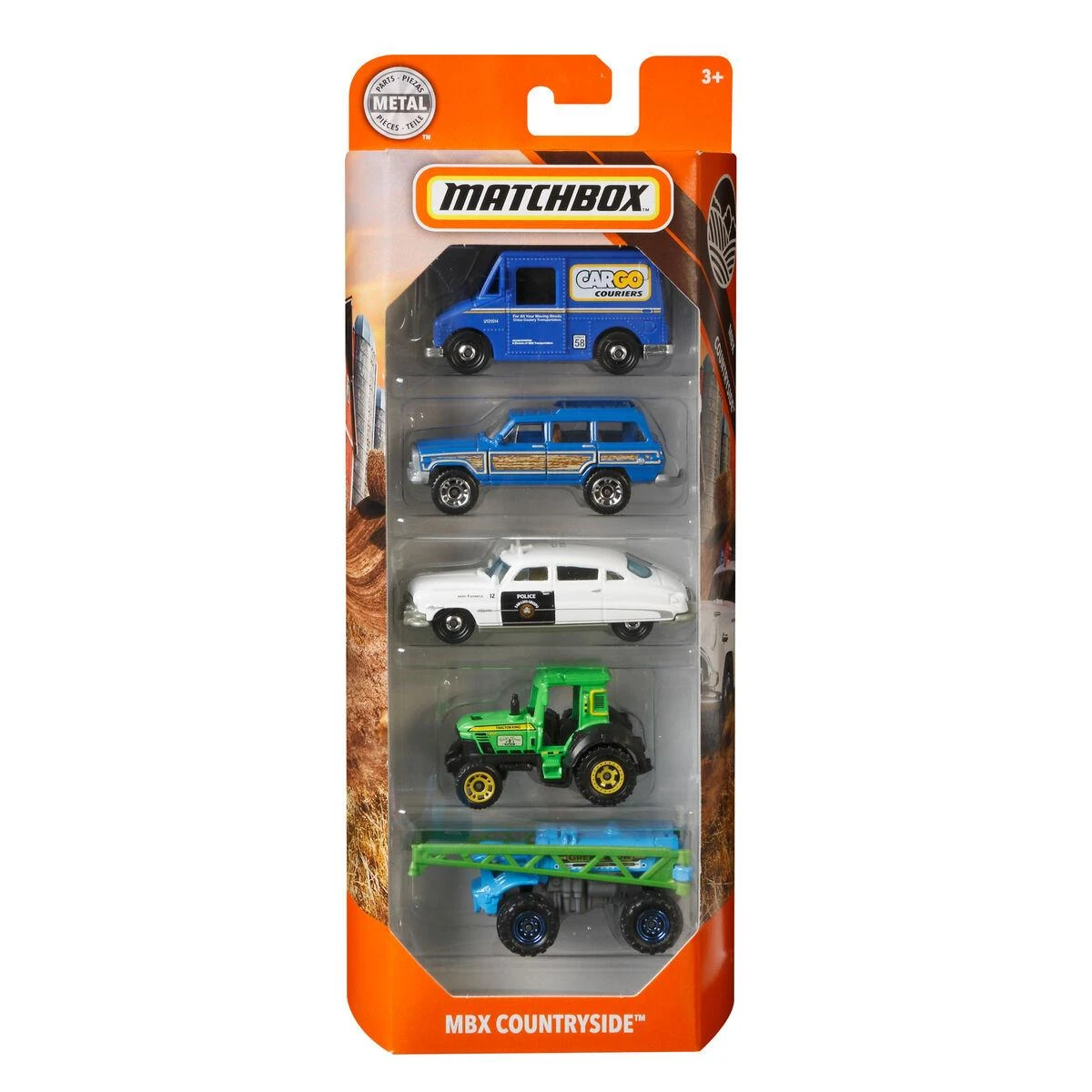 Mattel Penkių Matchbox automodelių rinkinys