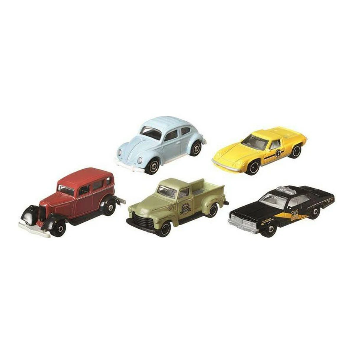 Mattel Penkių Matchbox automodelių rinkinys