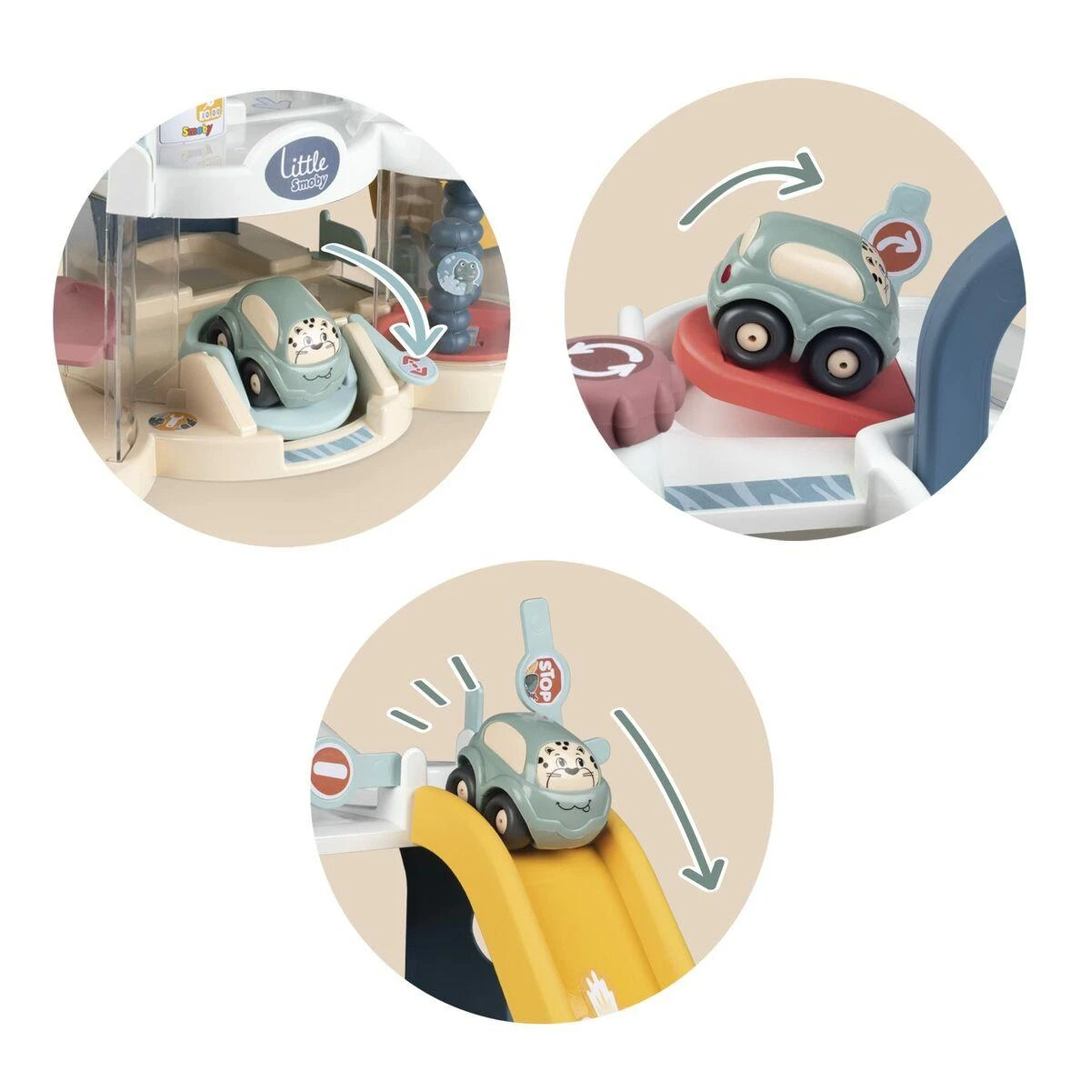 Smoby Little mano pirmoji garažo automobilio „Vroom“ planeta