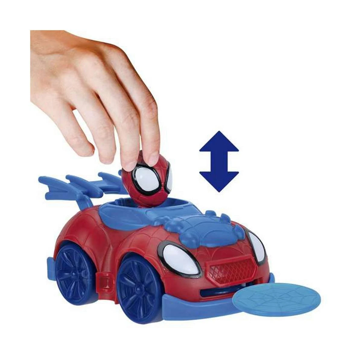 Jazwares SPIDER-MAN SPIDEY AND HIS AMAZING FRIENDS Mašinėlė „Disc Dashers“