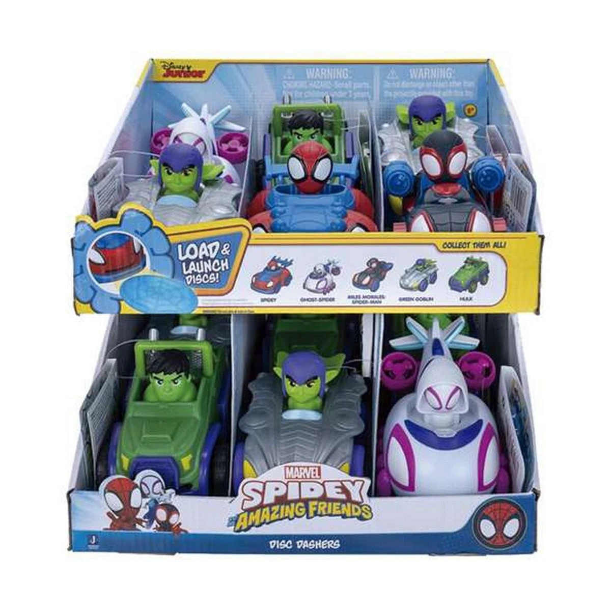 Jazwares SPIDER-MAN SPIDEY AND HIS AMAZING FRIENDS Mašinėlė „Disc Dashers“