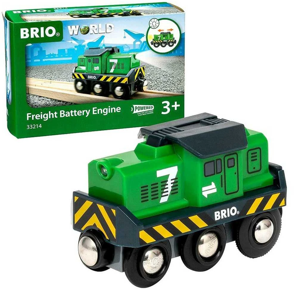 Ravensburger BRIO - Krovinių akumuliatorinis lokomotyvas (33214)