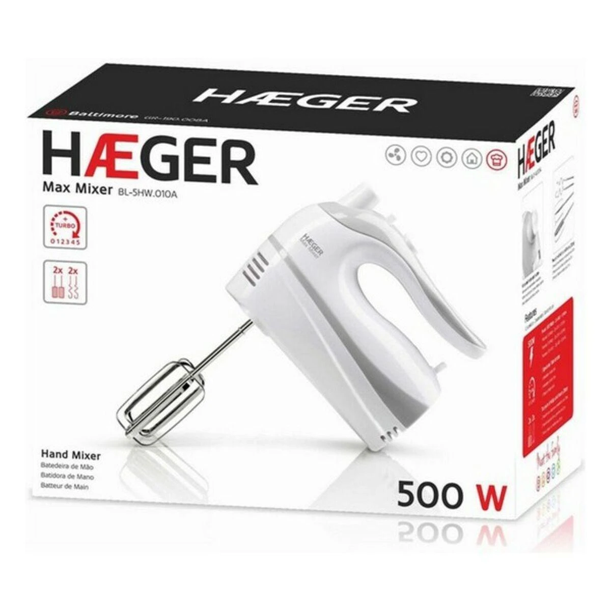 Plakiklis Maišytuvas Haeger BL-5HW.011A Max