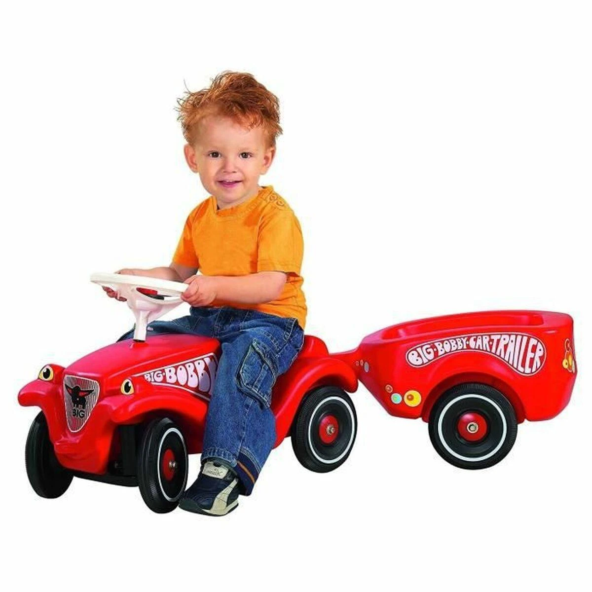 Smoby BIG Priekabė Žaislui Bobby Car Raudona