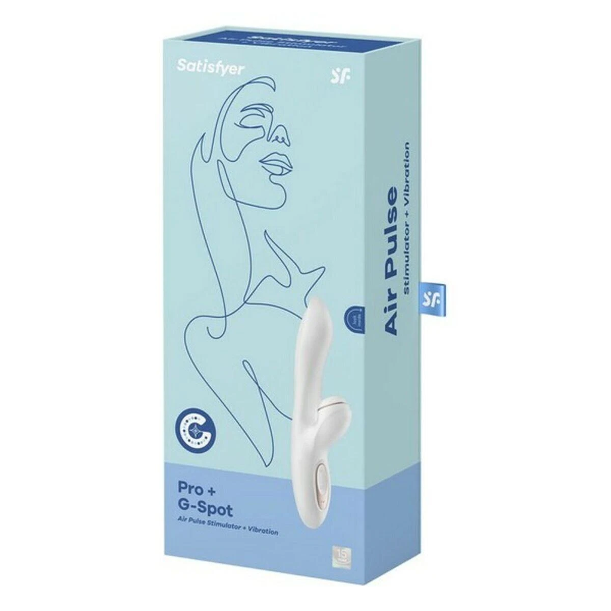 „Satisfyer“ – „Pro“ + G taško oro impulsų stimuliatorius + vibracija