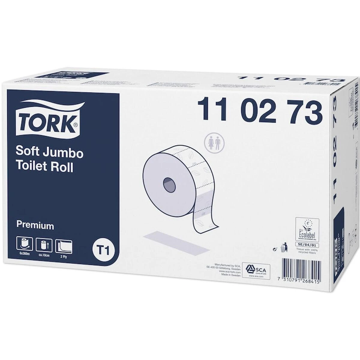 Tualetinis popierius Tork Jumbo baltas