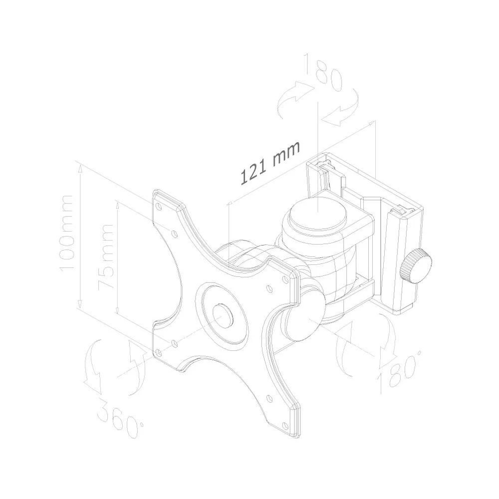 Laikiklis Neomounts FPMA-D885JUODA