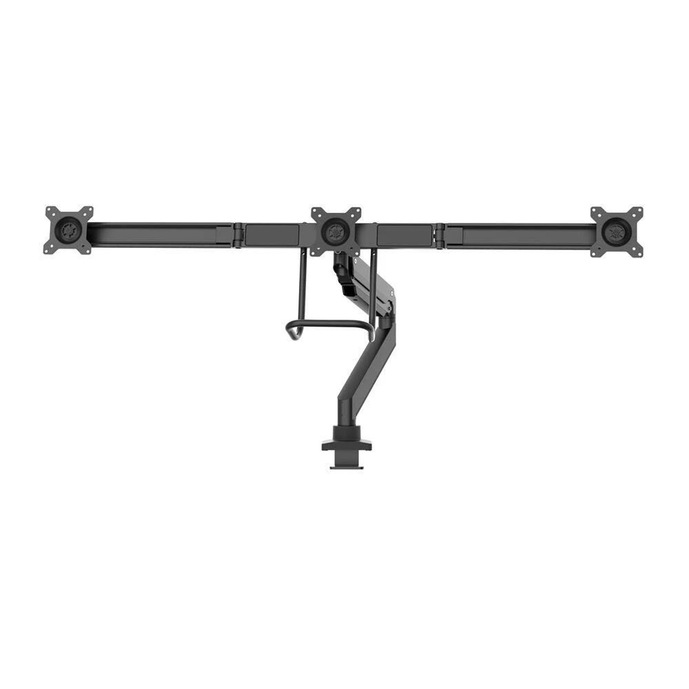 Neomounts Newstar NM-D775DX3BLACK monitoriaus laikiklis arba stovas 61 cm (24") Gnybtas / varžtai Juoda