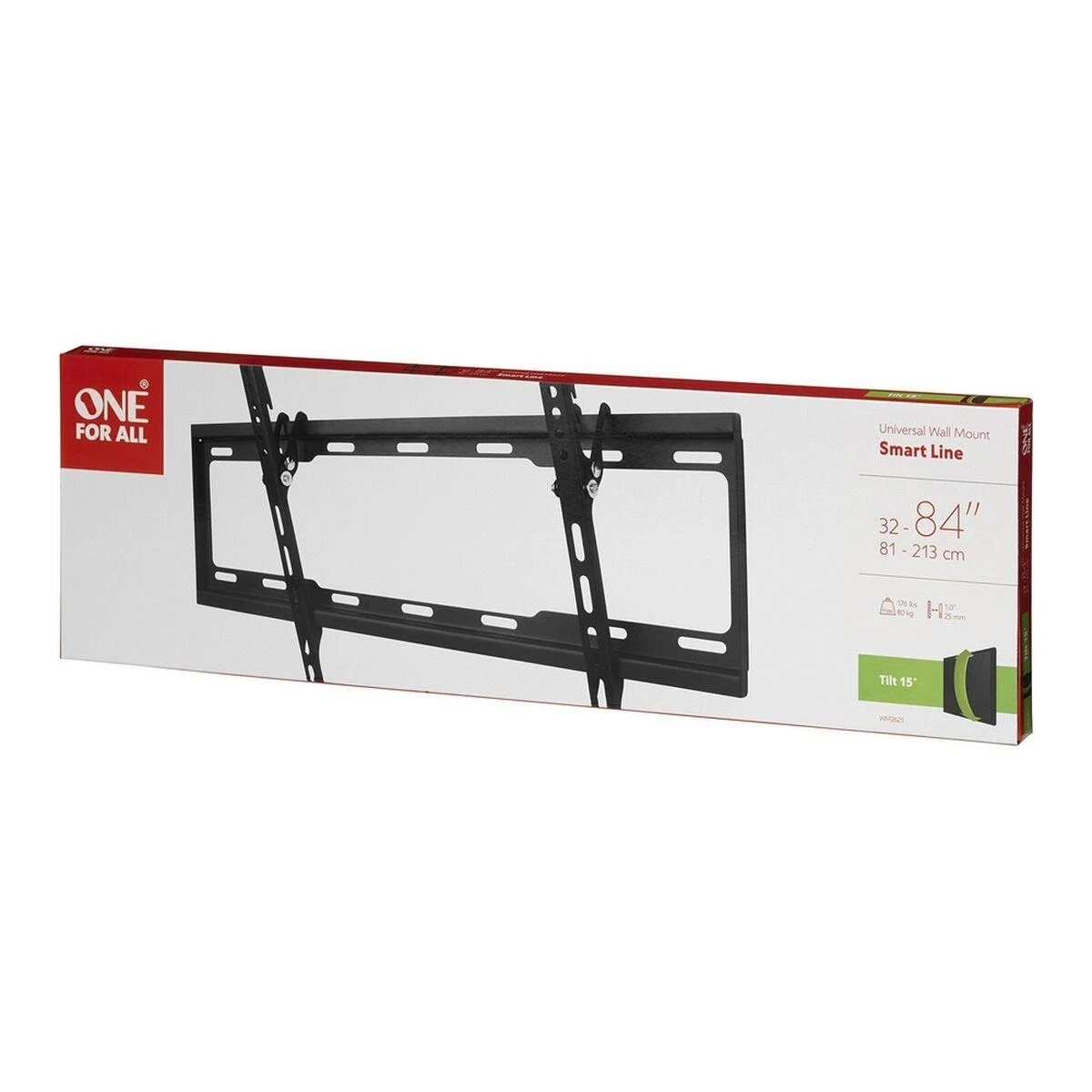 Universalus sieninis televizoriaus laikiklis ONE FOR ALL SMART TILT, VESA 600 GLOBAL / WM2621