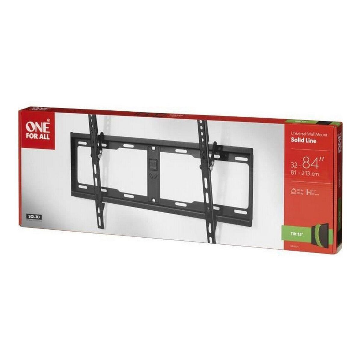 ONE For ALL sieninis laikiklis WM 4621 32-84" Pakreipimas Maksimalus svoris (keliamoji galia) 100 kg Juodas