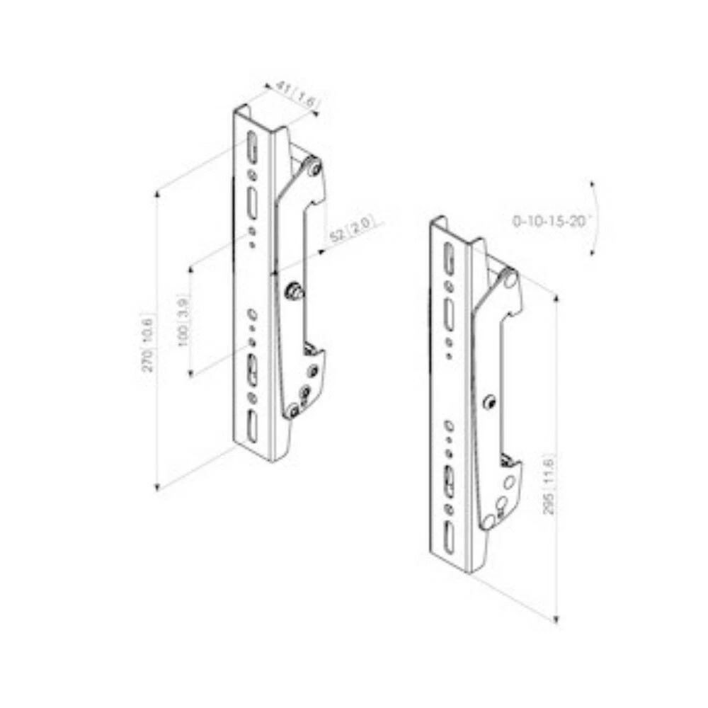 Laikiklis Vogel's PFS 3302 Ekranas-Adapterstrips - 295 mm - Flatscreen Priedas
