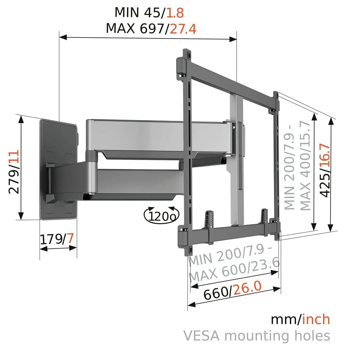 VOGEL'S ELITE TVM5855 TV Laikiklis