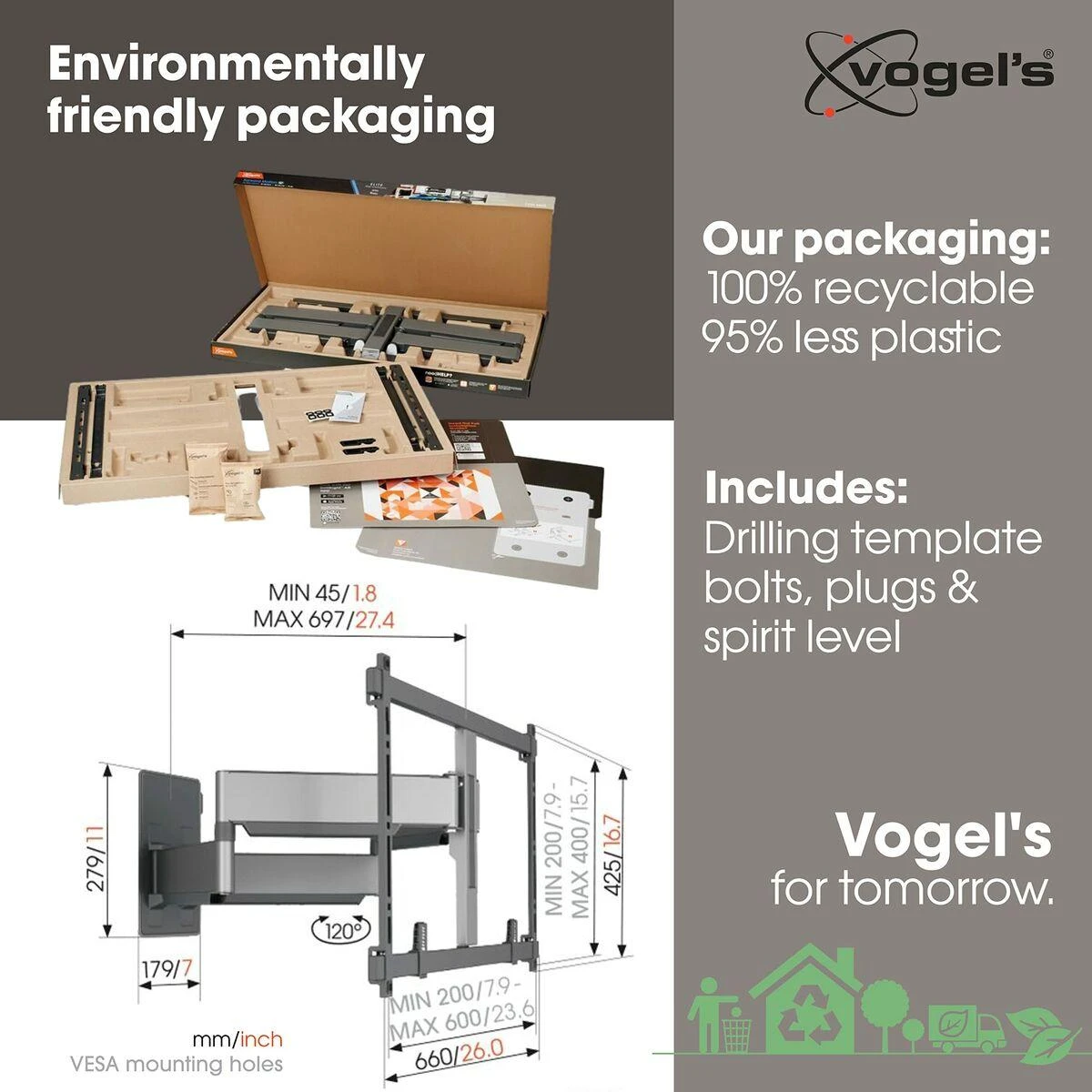 VOGEL'S ELITE TVM5855 TV Laikiklis