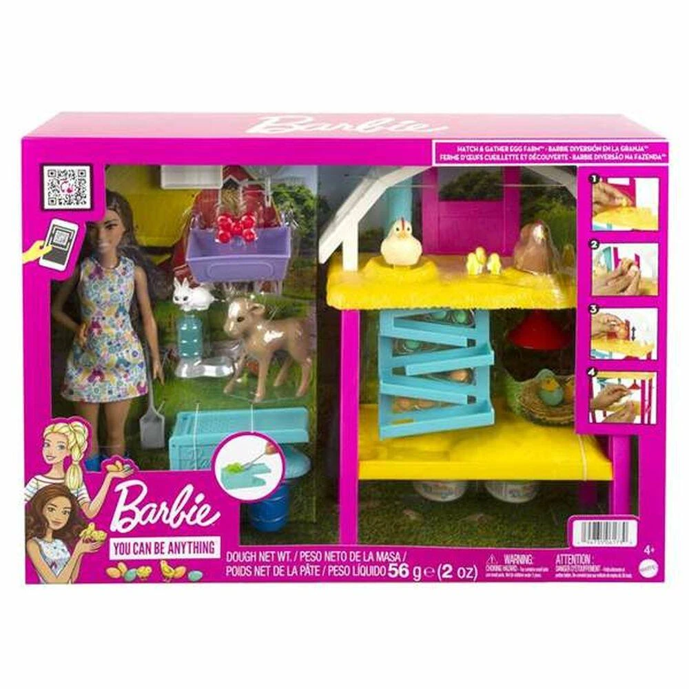 Barbie Mattel Džiaugsmingų viščiukų lėlių Barbė rinkinys HGY88
