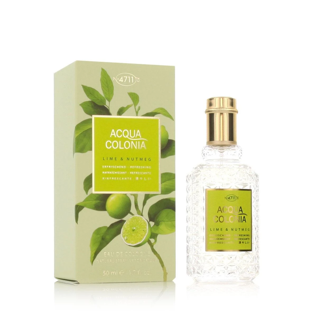 4711 Acqua Colonia Lime & Nutmeg EDC odekolonas unisex, 50 ml