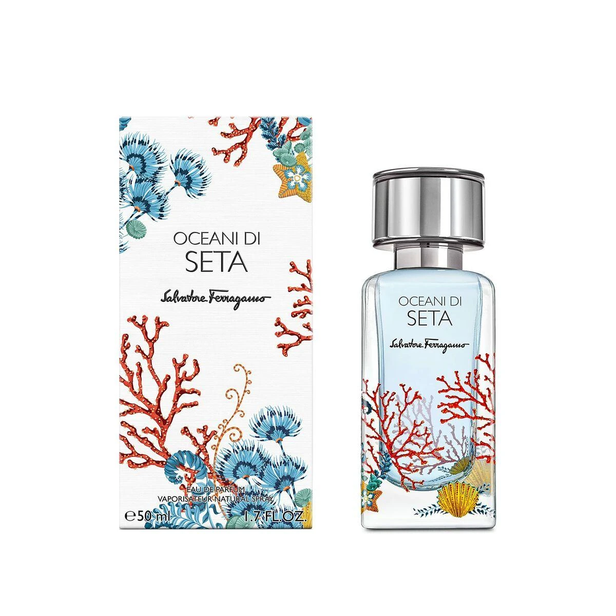 Salvatore Ferragamo S. Ferragamo Oceani Di Seta EDP parfumuotas vanduo unisex, 50 ml