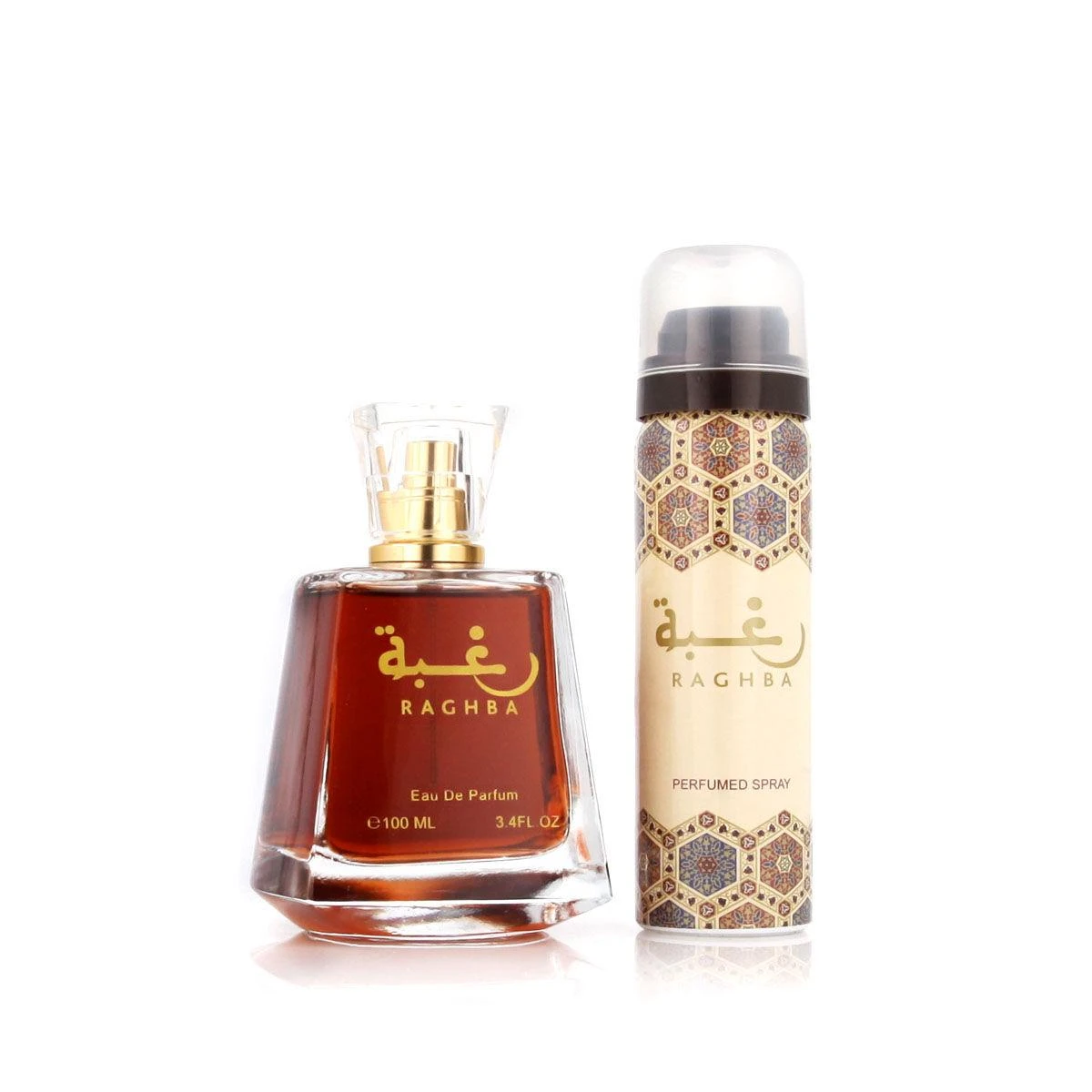 Lattafa Raghba unisex rinkinys (100 ml EDP kvepalai + 50 ml purškiamas dezodorantas)