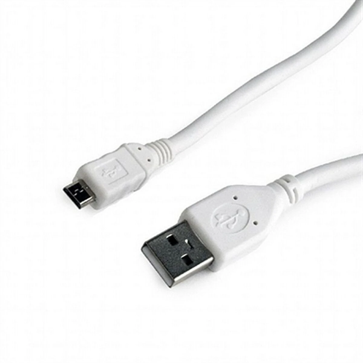 GEMBIRD CCP-MUSB2-AMBM-W-1M Gembird micro USB 2.0 kabelis AM-MBM5P 1m, baltas
