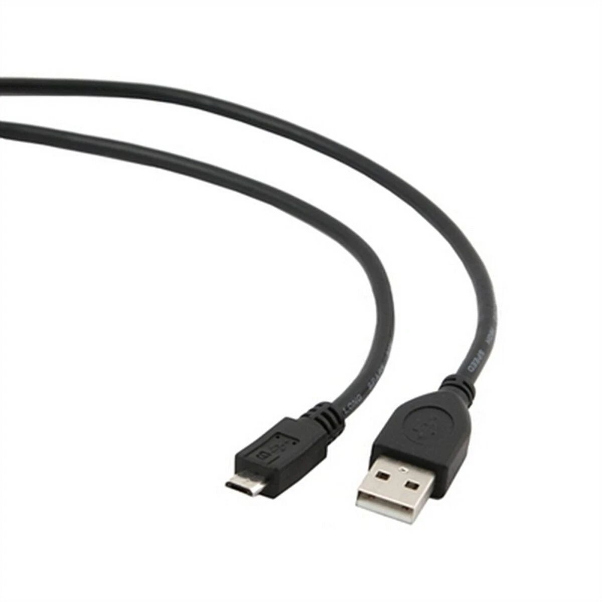 GEMBIRD CCP-MUSB2-AMBM-W-1M Gembird micro USB 2.0 kabelis AM-MBM5P 1m, baltas