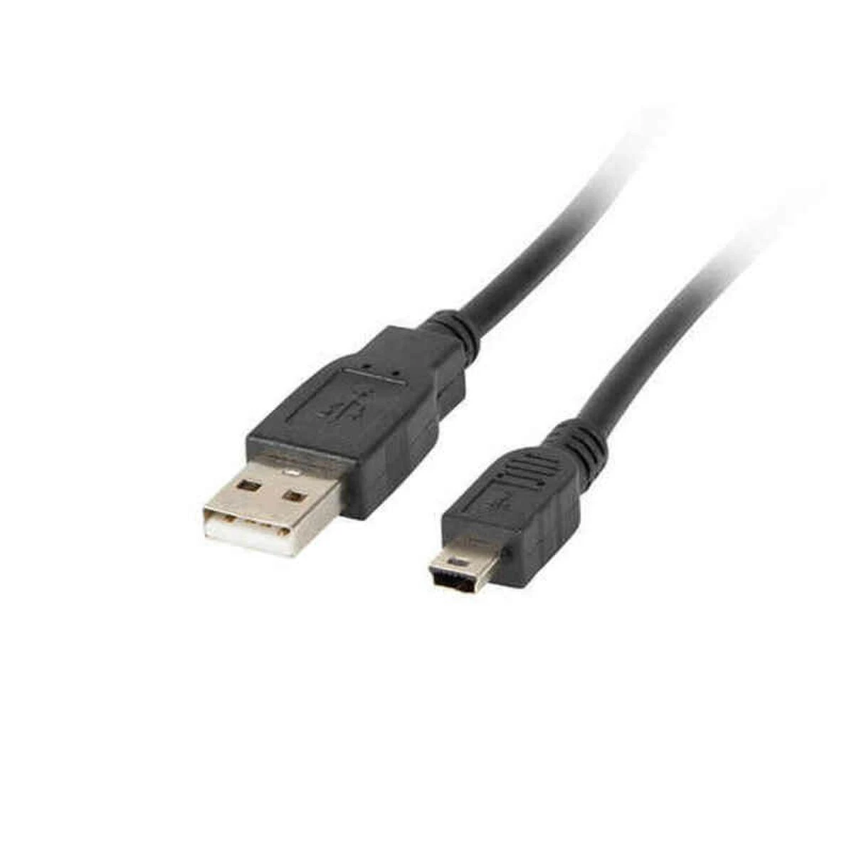LANBERG CA-USBK-11CC-0018-BK kabelis USB 2.0 mini AM-BM5P su feritu 1,8 m