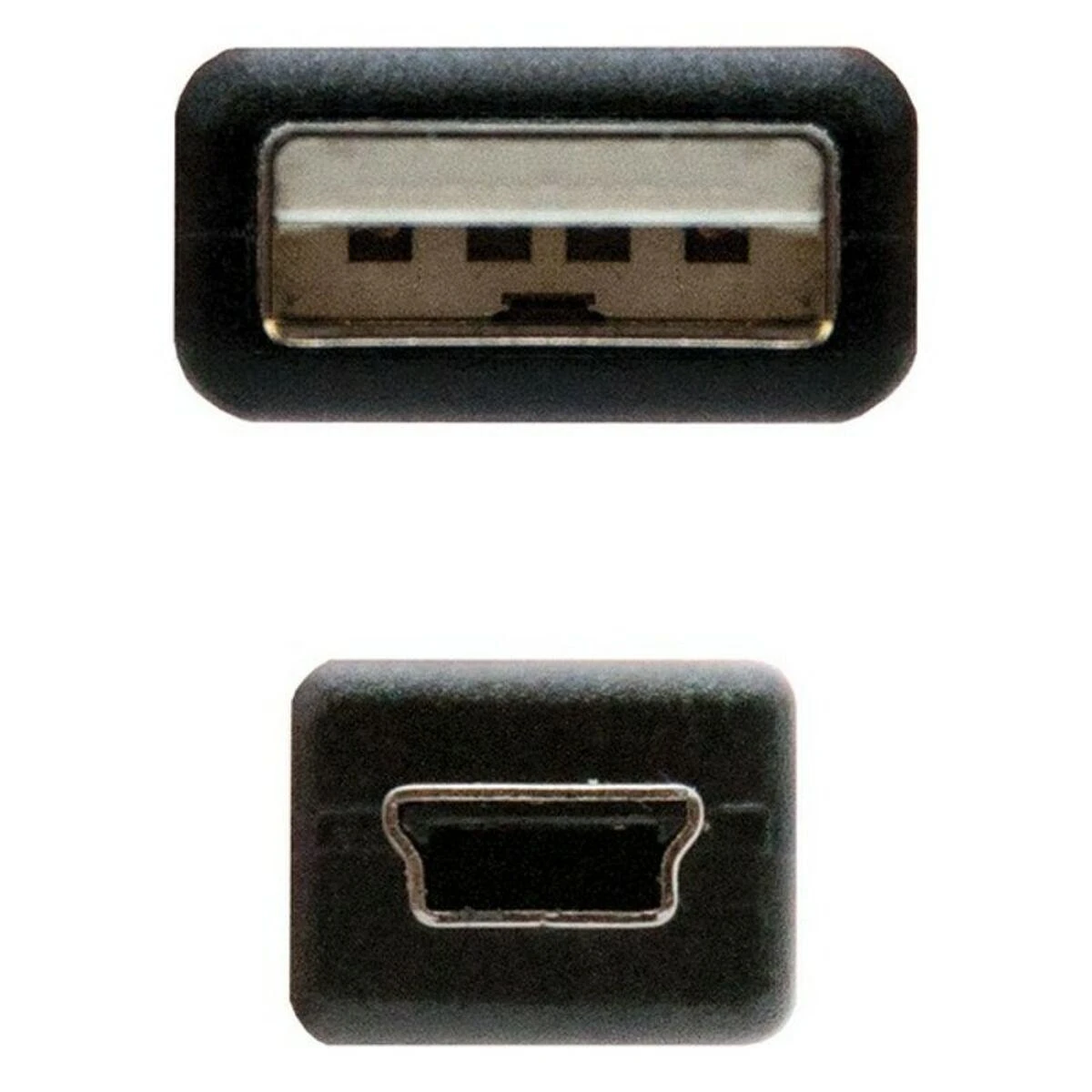 Freaks Nanocable 10.01.0403 USB kabelis 3 m 2.0 USB A Mini-USB B Juoda