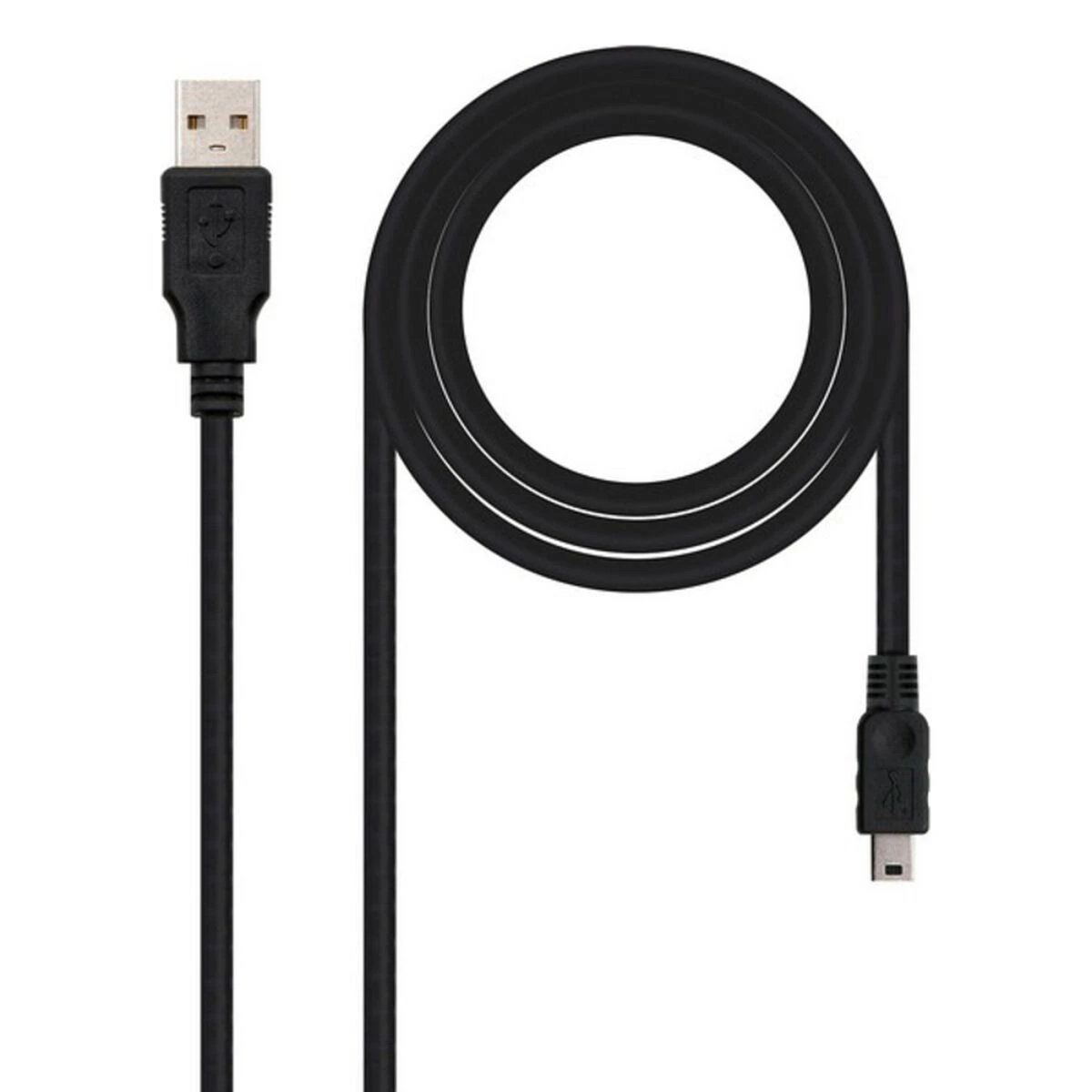 Freaks Nanocable 10.01.0403 USB kabelis 3 m 2.0 USB A Mini-USB B Juoda
