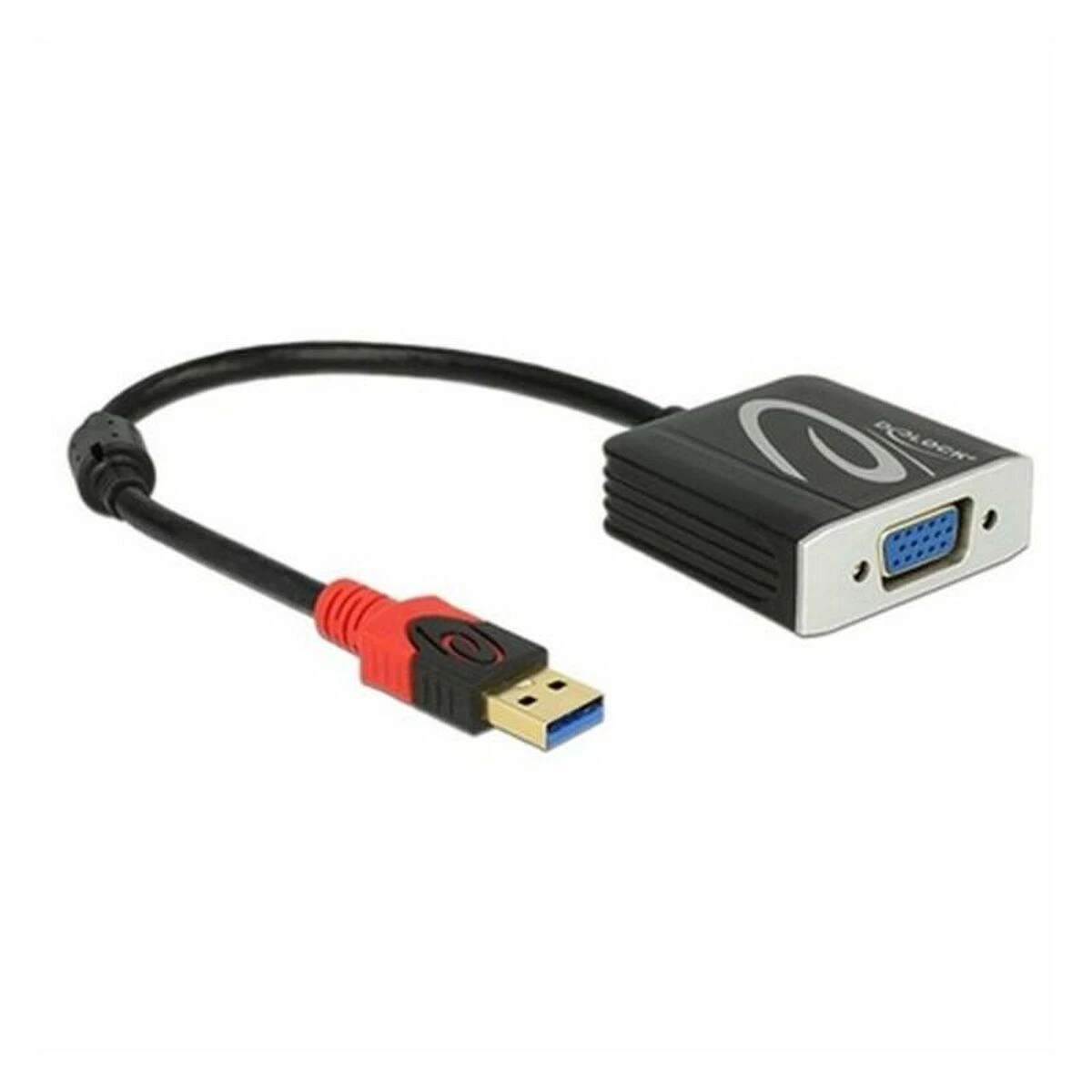 USB 3.0 į VGA vaizdo adapteris su 20 cm laidu