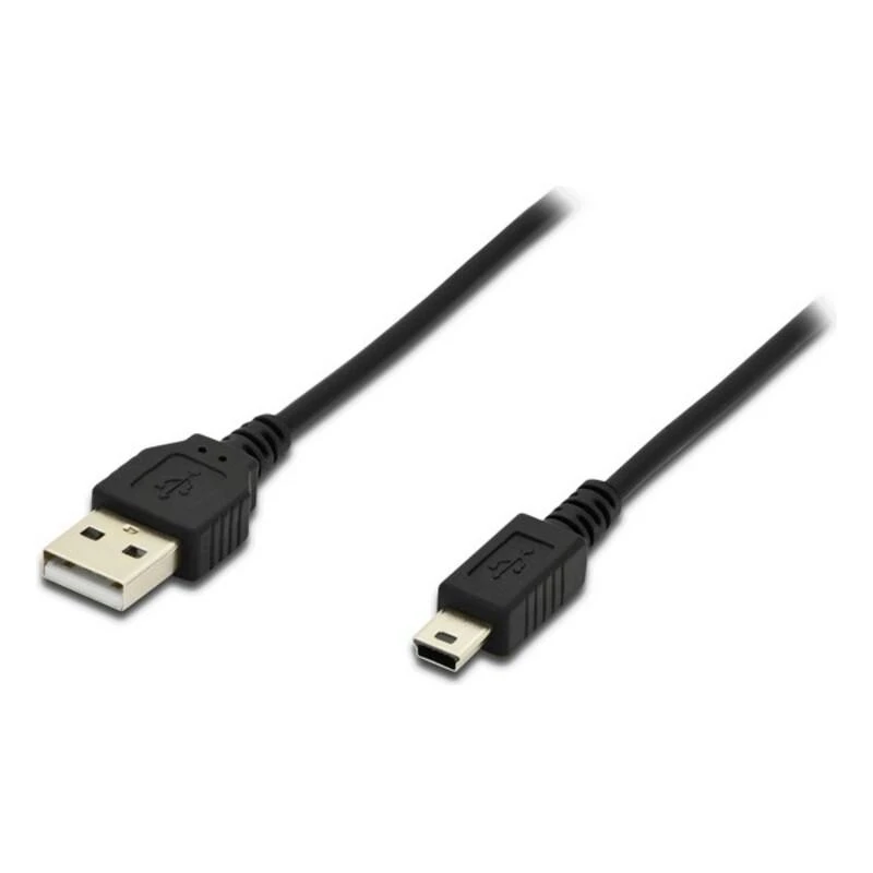 Assmann Electronic ASSMANN USB 2.0 prijungimo kabelis tipas A - mini B 5pin M/M 1.8m USB 2.0 atitinka UL bl