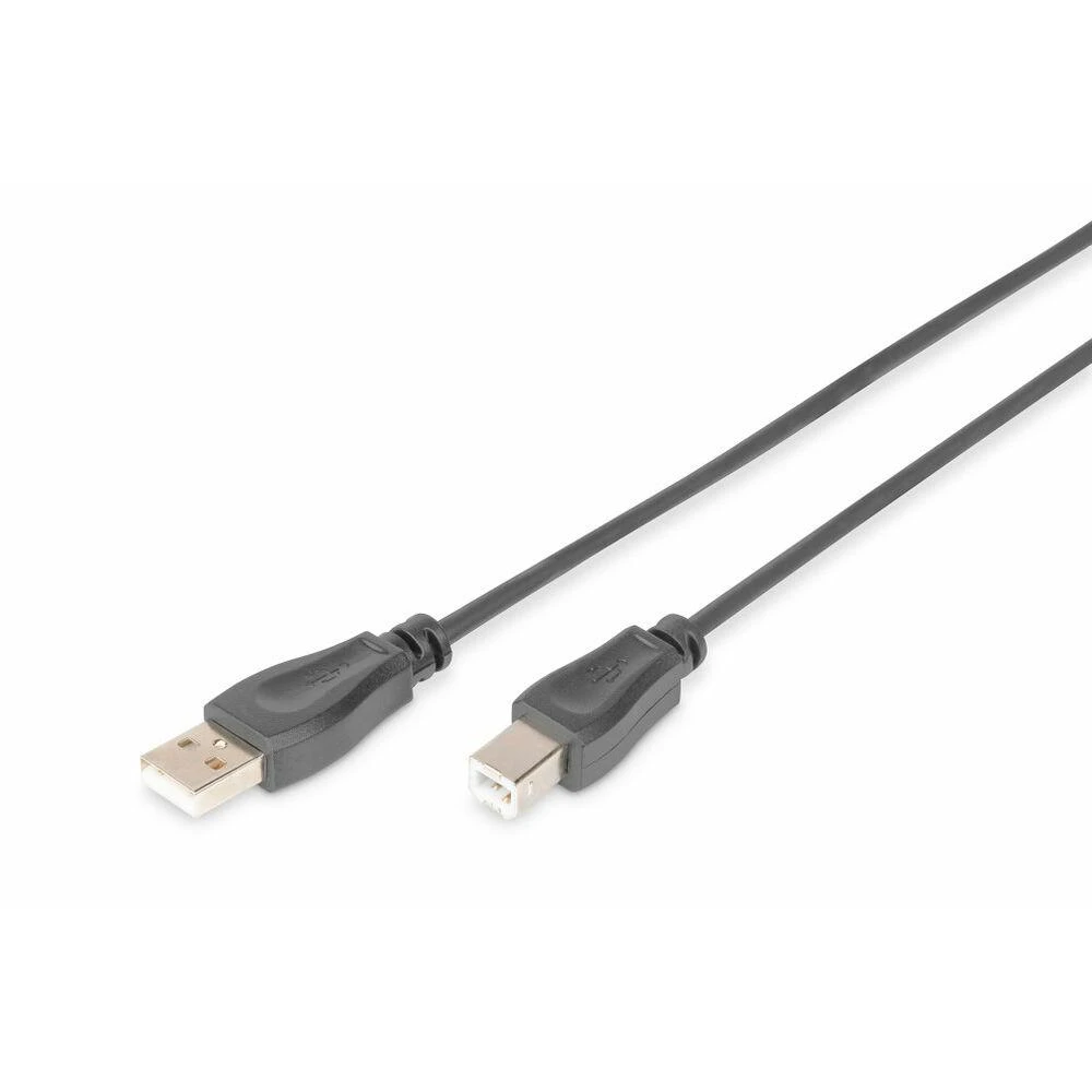 Kabelis USB Digitus USB-A - USB-B 1 m Juodas (AK-300105-010-S)