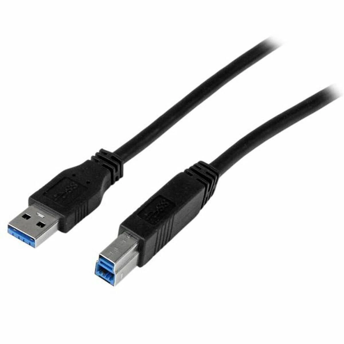 Kabelis USB StarTech USB-A - USB-B 1 m Juodas (USB3CAB1M)