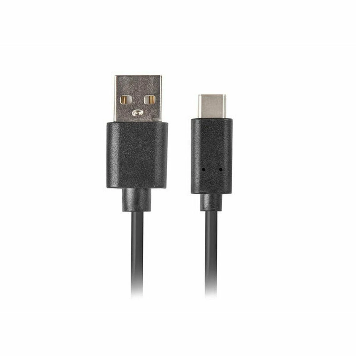 LANBERG CA-USBO-20CU-0010-BK laidas USB-C M A M 2.0 QC 3.0 1m Juodas