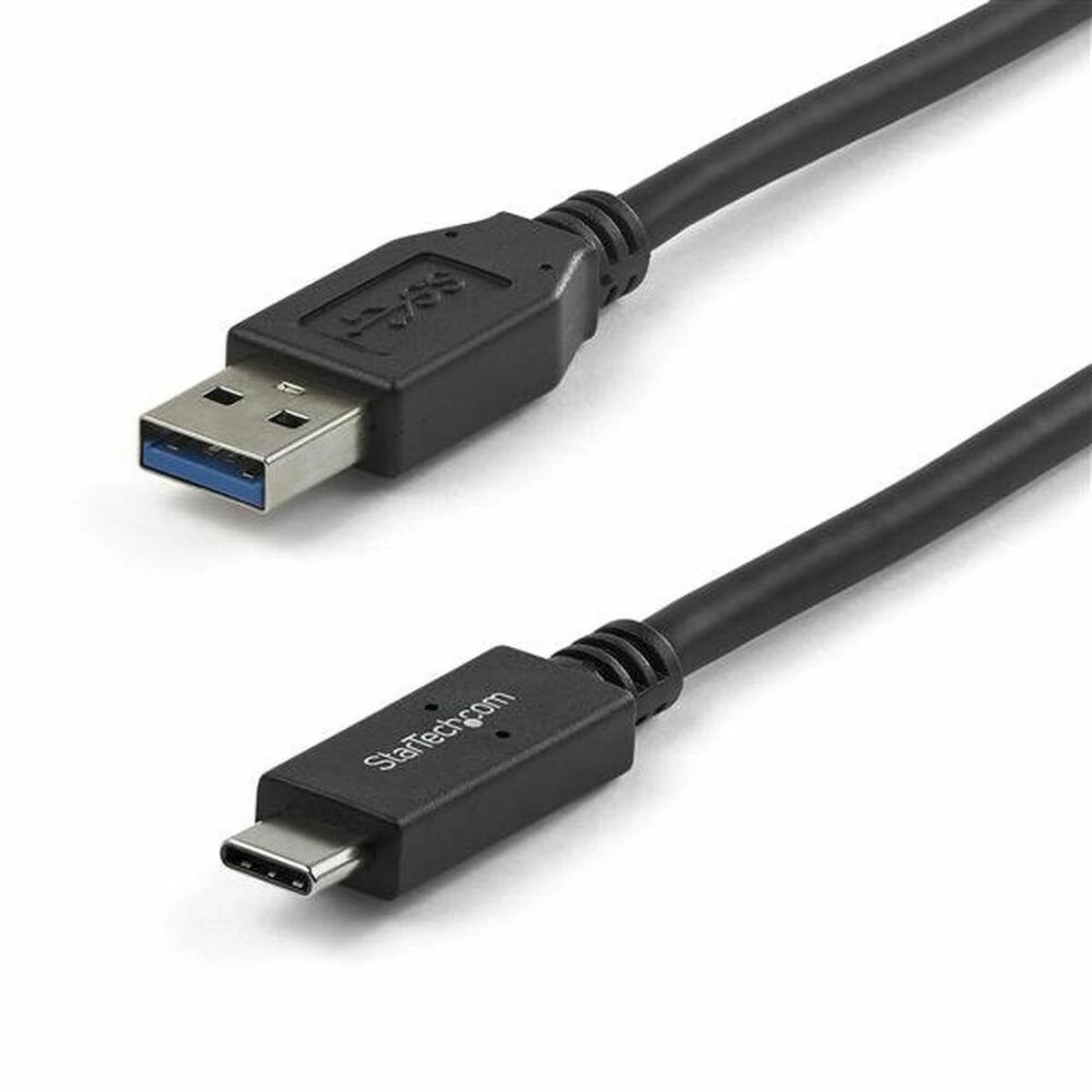 USB kabelis StarTech USB-A - USB-C 1 m Juodas (USB31AC1M)