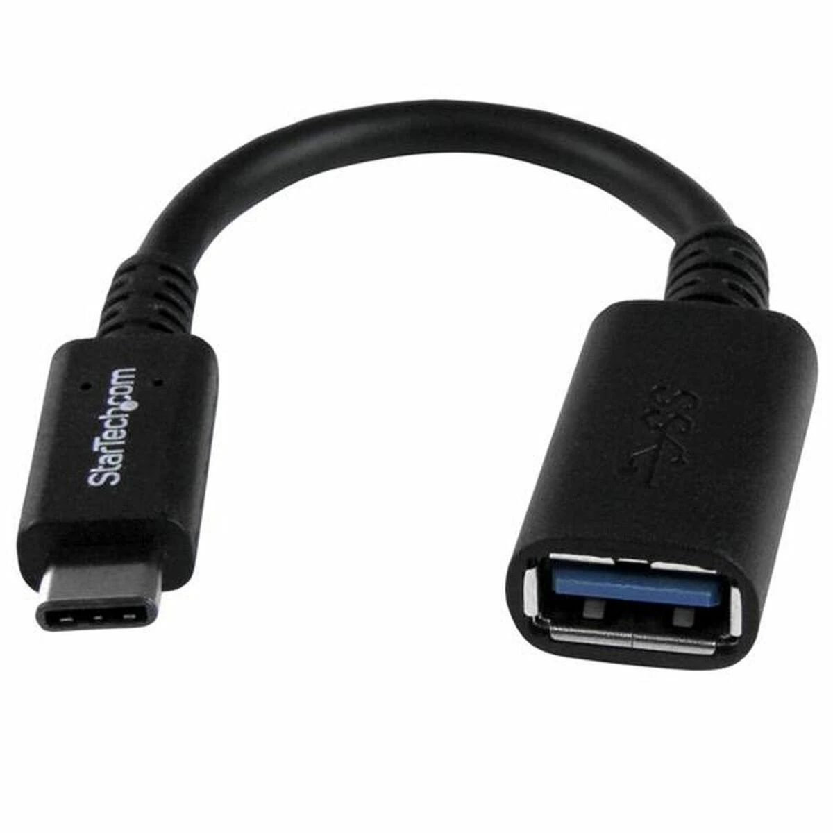 Adapteris USB StarTech USB-A - USB-C Juodas (USB31CAADP)
