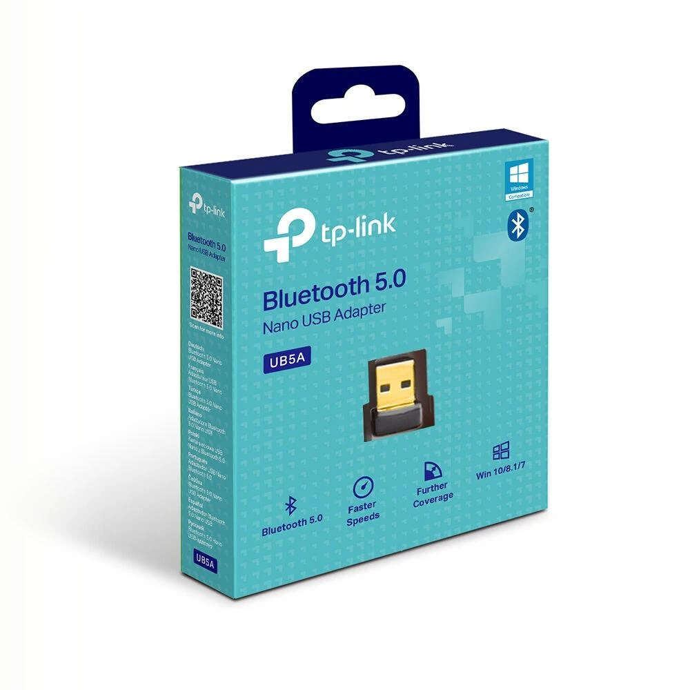 TP-LINK „Bluetooth 5.0 Nano“ USB adapteris, specifikacija: USB 2.0