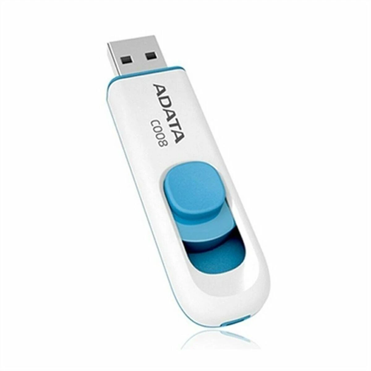 Ištraukiamas atmintukas Adata C008 32GB Baltas/mėlynas
