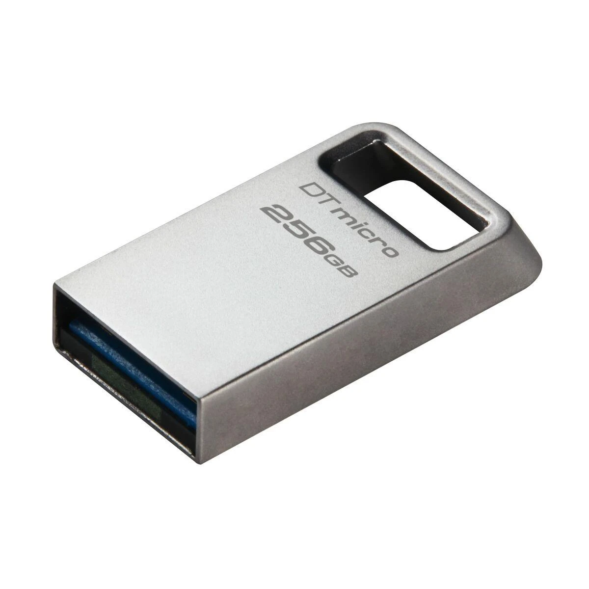 „Kingston“ | USB 3.2 atmintinė | „DataTraveler micro“ | 256 GB | USB A tipo | Sidabrinis