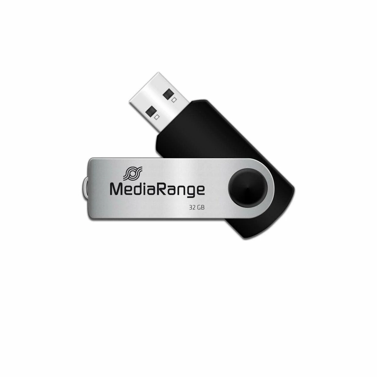 STICK 32GB MEDIARANGE MR911 Juodas - Sidabrinė