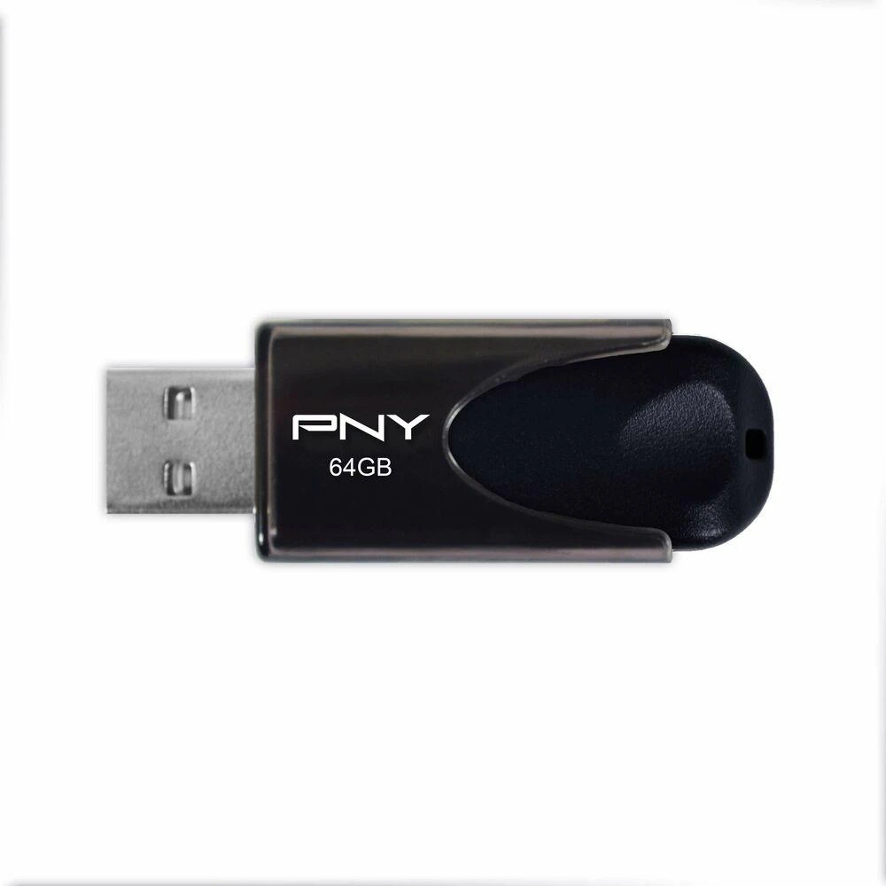 Pny Technologies PNY Attaché 4 2.0 64GB USB atmintinė USB A tipo Juodas