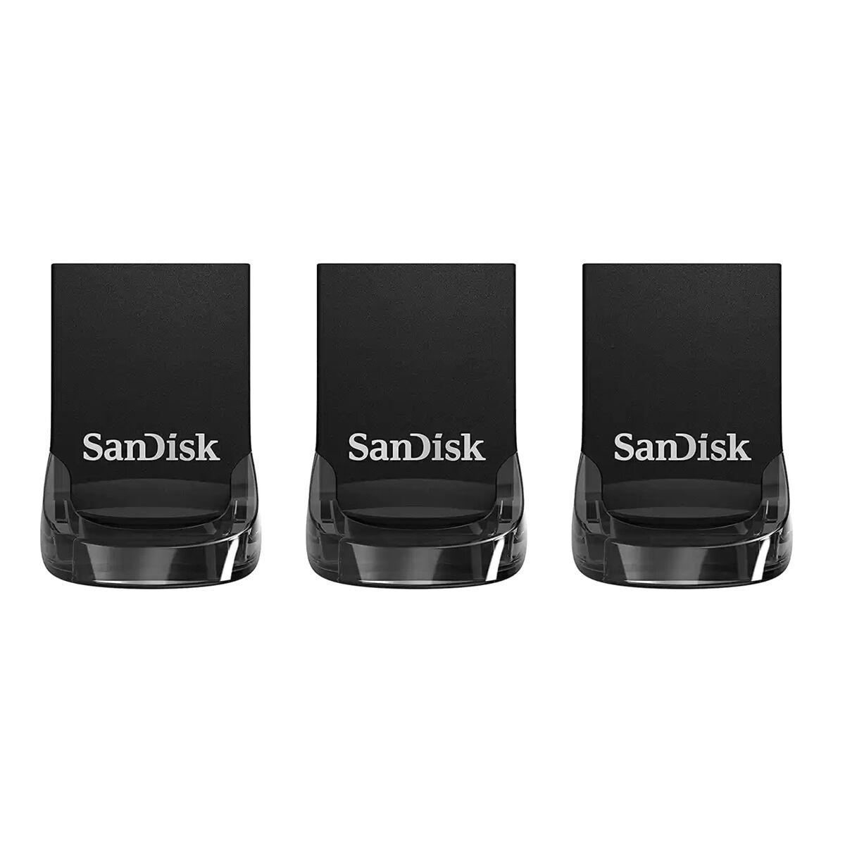 SANDISK ULTRA FIT USB 3.1 - FLASH DRIVE 3-PACK 32GB
