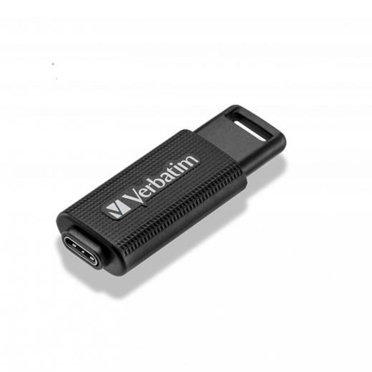 Verbatim Pendrive 64GB USB-C juodos spalvos 49458