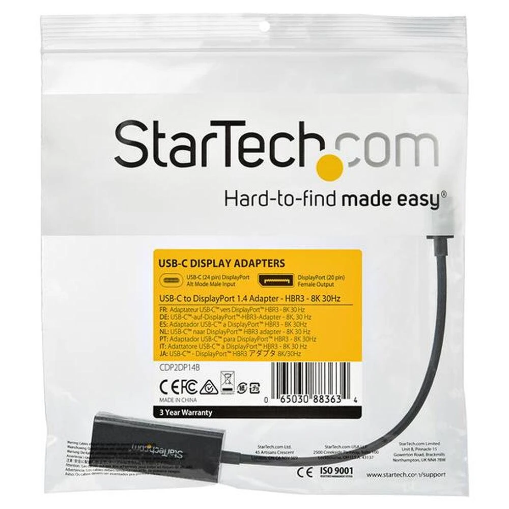 StarTech USB-C - DisplayPort adapteris originalioje pakuotėje